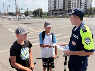 Госавтоинспекция проводит акцию по безопасности детей на дорогах